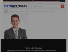 Tablet Screenshot of divorceattorneys.co.za